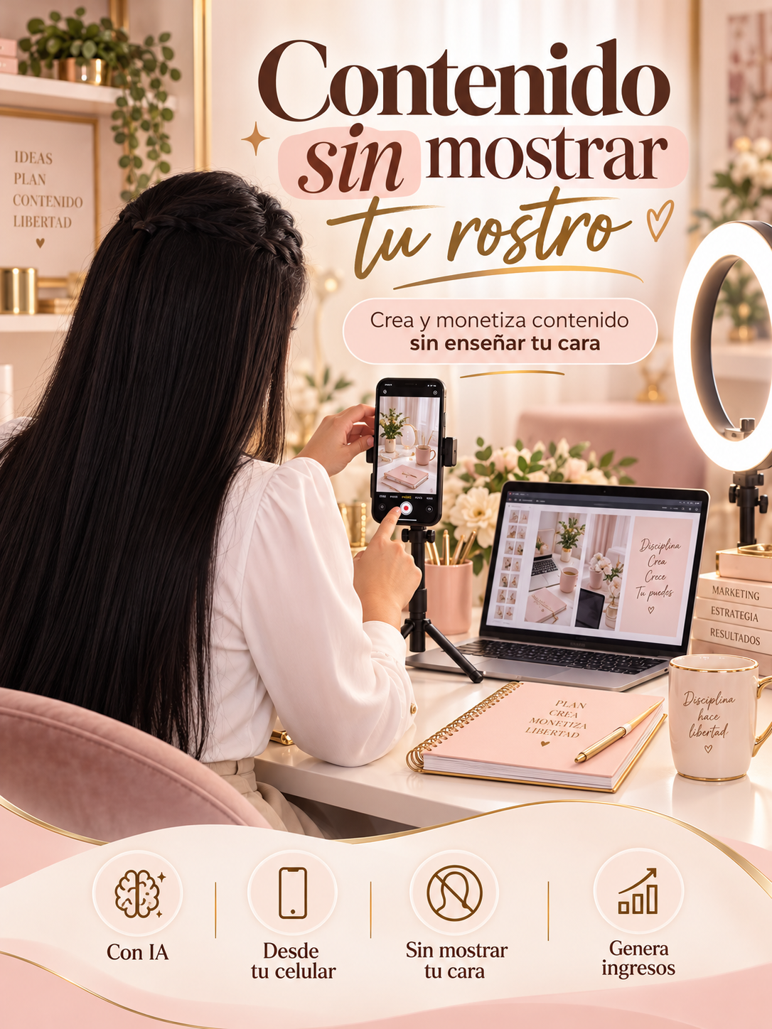 Contenido sin mostrar tu rostro
