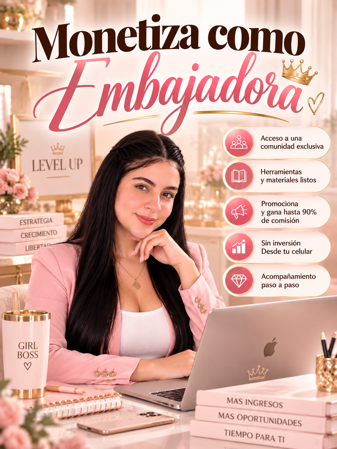 Monetiza como embajadora