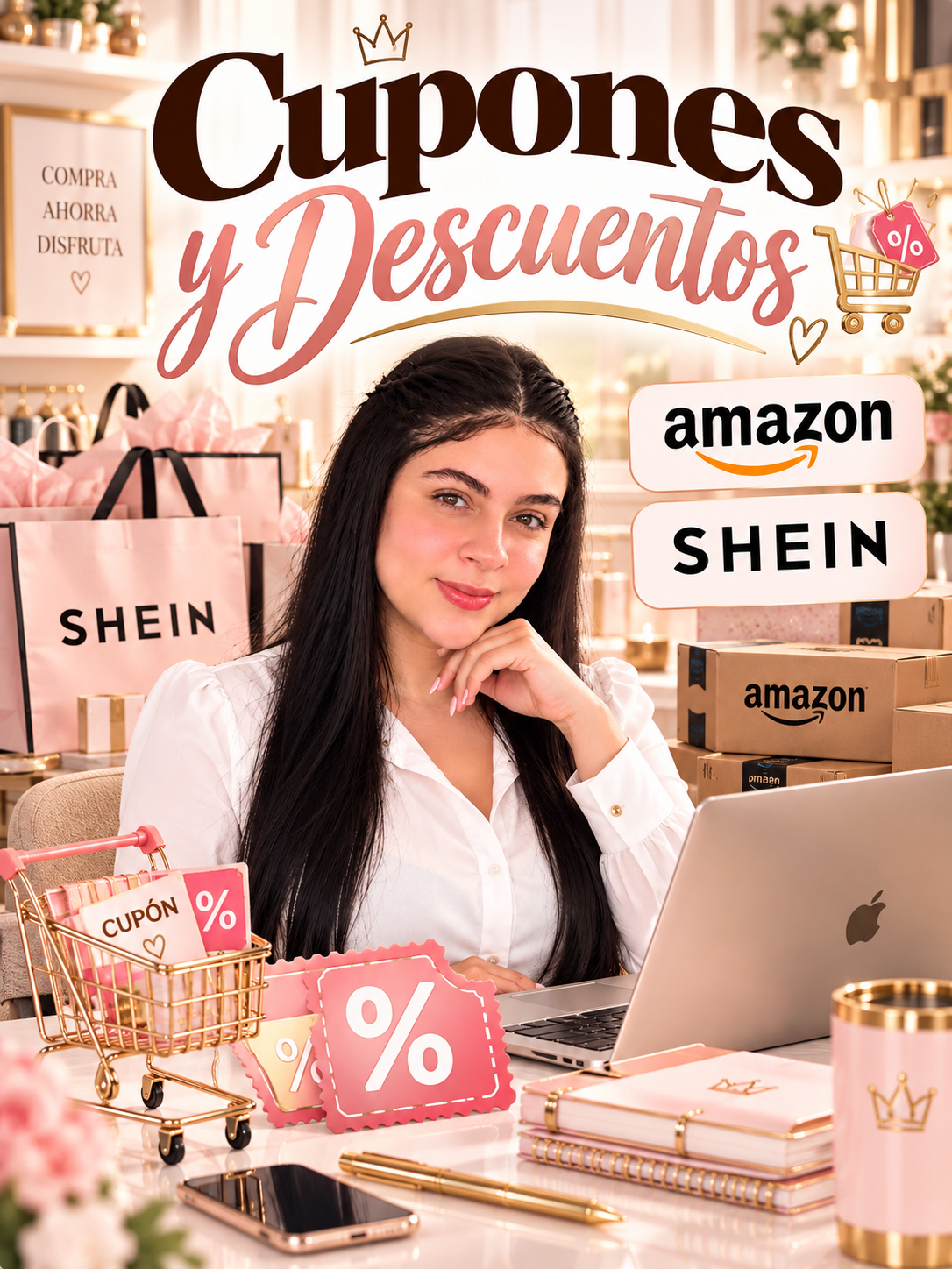 Monetiza con cupones y descuentos en Amazon y SHEIN